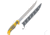 Smith's Sharpeners Regal River Fillet Knife, 14.25in Overall, 9in Satin 420 SS Blade, Gray And Yellow Tpe Handle, Gray and yellow, 51056