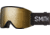 Smith Squad Mag Low Bridge Fit Googles, ChromaPop Sun Black Gold Mirror, Black, M007570JX99MN