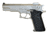 Smith &amp; Wesson 4506 Pistol, .45 ACP, 5in barrel, stainless steel frame, straight backstrap wrap-around grip, recoil operated semi-automatic, white dot front, adjustable rear, 8 round magazine, SW-4506-1-FRRMPG