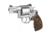 Smith &amp; Wesson 686 Performance Center Revolver, .357 Magnum/.38 Special, 2.5in Barrel, K Frame, Adjustable, Stainless Frame, Wood Grip, 7 Round Cylinder, 170346