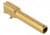 Smith &amp; Wesson 9mm Ported Pistol Barrel, Gold, 14423