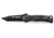 Smith &amp; Wesson Black Ops Mini M.A.G.I.C. Assisted Opening Folding Knife,2.5in Black Steel Tanto Blade,Black Aluminum Handle,Clam Package SWBLOP2SMTBCP