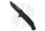 Smith &amp; Wesson Extreme OPS Folding Knife, 3.50in, Stainless Steel, Drop Point Blade, G10 Black Handle, Black/Black, 7.75in, BHQ-119711