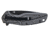 Smith &amp; Wesson Flipper 3in Folding Knife, Black Plain Blade 1084308