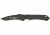Smith &amp; Wesson Large HRT Folder Knife, Partially serrated tanto blade, Black finish metal handle with black sure grip inl SW80BTS