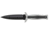 Smith &amp; Wesson M&amp;P Full Tang Fixed Blade Boot Knife, 4.57in, 8Cr13MoV, Double Edge, Grey, Rubberized Handle, SWMPF3G