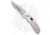 Smith &amp; Wesson Mini Extreme Ops Automatic Folding Knife, 2.50in, 440 Stainless Steel, Drop Point Blade, Aluminum Gray Handle, SW40S, Gray/Gray, 6.125in, BHQ-194660