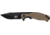 Smith &amp; Wesson S&amp;w Knife M&amp;p Index Flipper 3.5'' Black/desert Tan Clip Pt