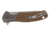 Smith &amp; Wesson Stave Folding Knife, 3.25in, 8Cr13MoV Stainless Steel Blade, 4.4in, Micarta Handle, 1122569