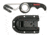 Smiths EdgeSport Folding Gut Hook/Seatbelt Cutter Knife, ABS Handle, Black, SP-51103