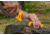 Smiths EdgeSport Skinning Knife, 6in, 400 Stainless Steel, Corrosion-Resistant, Skinner Blade, TPE Handle, Orange/Gray, SP-51060