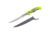 Smiths Mr. Crappie 7 in Slab-Sticker Fillet Knife, Steel, Green, SP-51209