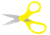 Smiths Mr. Crappie Line Scissors, 3in Length, 12 Pcs, Yellow, SP-51169