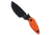 Sniper Bladeworks Sniper Bladeworks Skinner Fixed Blade Knife Orange G-10 4.3&quot; Black PVD, Orange, SUJ2, adult, BHQ-201167