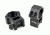 Sniper High Profile Rifle Scope Rings For Picatinny/Weaver Rail System, Black, 1 in Diameter PT-25H4