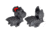 Sniper Tactical Smart Front And Rear Flip Up, Push Down, Polymer, Receiver Height, End Black, BUIS, Black MFLRS04
