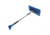 Snow Joe 2-In-1 Telescoping Jumbo Snow Broom w/Ice Scraper, 19in, Blue SJBLZD-JMB-SJB