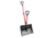 Snow Joe Shovelution Strain-Reducing Snow Shovel, 18in, w/Spring Assisted Handle, Red SJ-SHLV01-RED