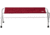 Snow Peak Red Folding Bench, LV-071RD