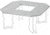 Snow Peak Jikaro Fire Ring Table, ST-050