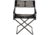 Snow Peak Mesh Folding Chair, Black, LV-077M-BK