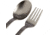 Snow Peak Titanium Fork &amp; Spoon Set, Silver, SCT-002