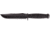 SOG Fixation Bowie Knife w/ SE 7in. Steel Blade and Nylon Sheath, BLK Oxide Finish, Black FX01N-CP