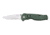 SOG Knives GFSA-98 Flash II - Partially Serrated Satin Green Handle Folding Knife