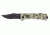 SOG Trident Partially Serrated Black TiNi Digi Camo Folding Knife, TF-10
