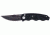 SOG Mini Auto Knife w/ SE Fold 3in. Steel Blade and Alum. Handle, BLK Finish, Black ST-11