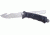 SOG Revolver Hunter Knife w/ Straight and Double Tooth Saw 4.75in.and Nylon Sheath, Satin Finish, Black FX20N-CP