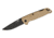 SOG Adventurer LB Lockback Folding Knife 3" Black PVD Drop Point Blade, FDE Flat Dark Earth GRN Handles