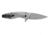 SOG Specialty Knives &amp; Tools Aegis FLK 3.38in Folding Knife, Stonewashed Drop Point Blade, Stainless Steel, 14-41-02-42