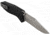 SOG Specialty Knives &amp; Tools Flare Fixed Blade Knife, 3.5in, Clip Point, Silver/Black, SOG-FLA1001-CP