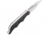 SOG Specialty Knives &amp; Tools Instinct Fixed Blade Knife, 2.3in, 5Cr15MoV Blade, Clip Point, Black, Silver, Stainless Steel and G10 Handle, Silver/Silver &amp; Black, SOG-NB1012-CP