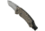 SOG Specialty Knives &amp; Tools Kiku Assisted Satin Folding Knife, Silver, KU-3003