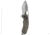 SOG Specialty Knives &amp; Tools Kiku XR Satin Folding Knife, Silver, 12-27-01-57