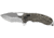 SOG Specialty Knives &amp; Tools Kiku XR Satin Folding Knife, Silver, 12-27-01-57