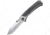 SOG Specialty Knives &amp; Tools Sideswipe Folding Knife, 7Cr15 Blade, Clip Point, Grey Anodized, Aluminum Handle, Silver, SOG-SW1011-CP