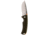 SOG Specialty Knives &amp; Tools Tellus FLK Folding Knives, 3.65in, CRYO 440C, Clip Point Blade, Olive Drab GRN Handle, 14-06-01-43