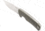 SOG Specialty Knives &amp; Tools TELLUS FX Knife, 4.2in, CRYO 440C Stainless Steel, Full Tang, Fixed Blade, Glass-Reinforced Nylon Handle, Olive Drab, 17-06-01-43