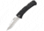 SOG Specialty Knives &amp; Tools Traction Folding Knife, 3.5in, 5Cr13MoV Blade, Clip Point, Black, Glass-Reinforced Nylon Handle, SOG-TD1011-CP
