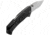SOG Specialty Knives &amp; Tools Traction Folding Knife, 3.5in, 5Cr13MoV Blade, Clip Point, Black, Glass-Reinforced Nylon Handle, SOG-TD1011-CP