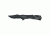 SOG Trident Partially Serrated Black TiNi Folding Knife, Clam Pack, TF1-CP