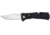 SOG Trident Mini Knife w/ SE Fold 3.15in. Steel Blade and GRN Grooved Handle, Satin Finish, Black TF22-CP