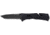 SOG Trident Mini Knife w/ SE Fold 3.15in. Steel Tanto Blade and GRN Handle, BLK Finish, Black TF27-CP