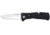SOG Trident Mini Knife w/ SE Fold 3.15in. Steel Tanto Blade and GRN Handle, Satin Finish, Black TF26-CP