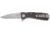SOG Twitch XL Knife w/ PS Fold 3.25in. Steel Blade and Alum. Handle, Satin Finish, Graphite TWI920-CP