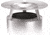 Solo Stove Bonfire Heat Deflector, Stainless Steel, Medium, SSBON-DEFLECTOR