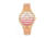 Sophie And Freda Sophie &amp; Freda Tucson Leather Band Watches w/ Swarovski Crystals - Women's, Gold/Coral, One Size, SAFSF4503